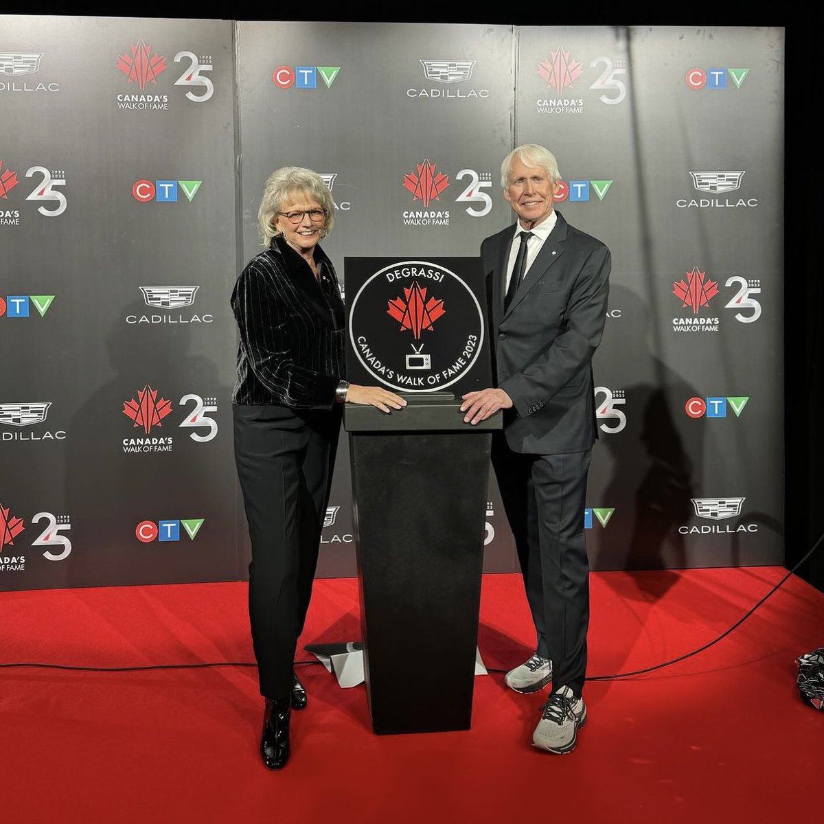 Photos from Degrassi's induction into Canada's Walk of Fame 🇨🇦🌟