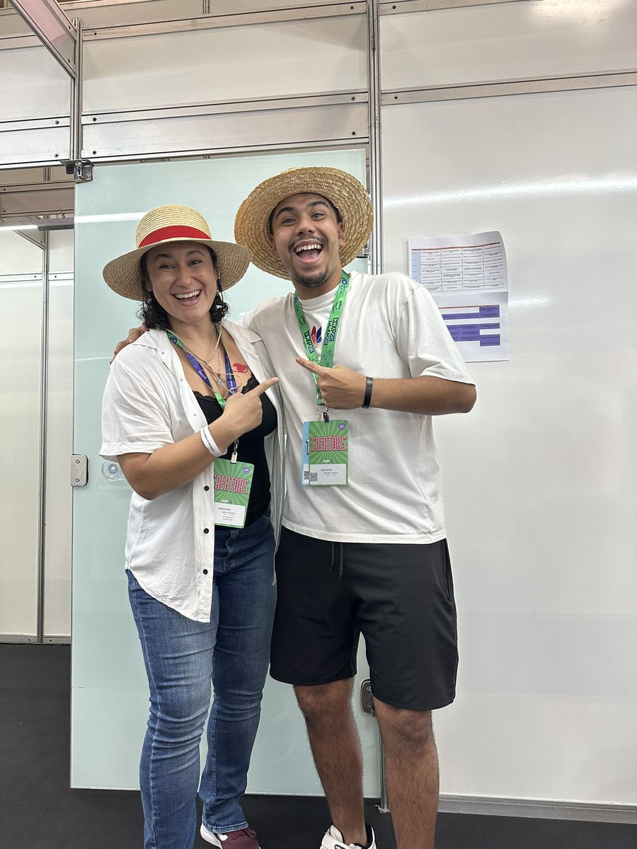 2 Luffys feitos com muito amor pra vcs. Amo vc Carol 👊🏾❤️