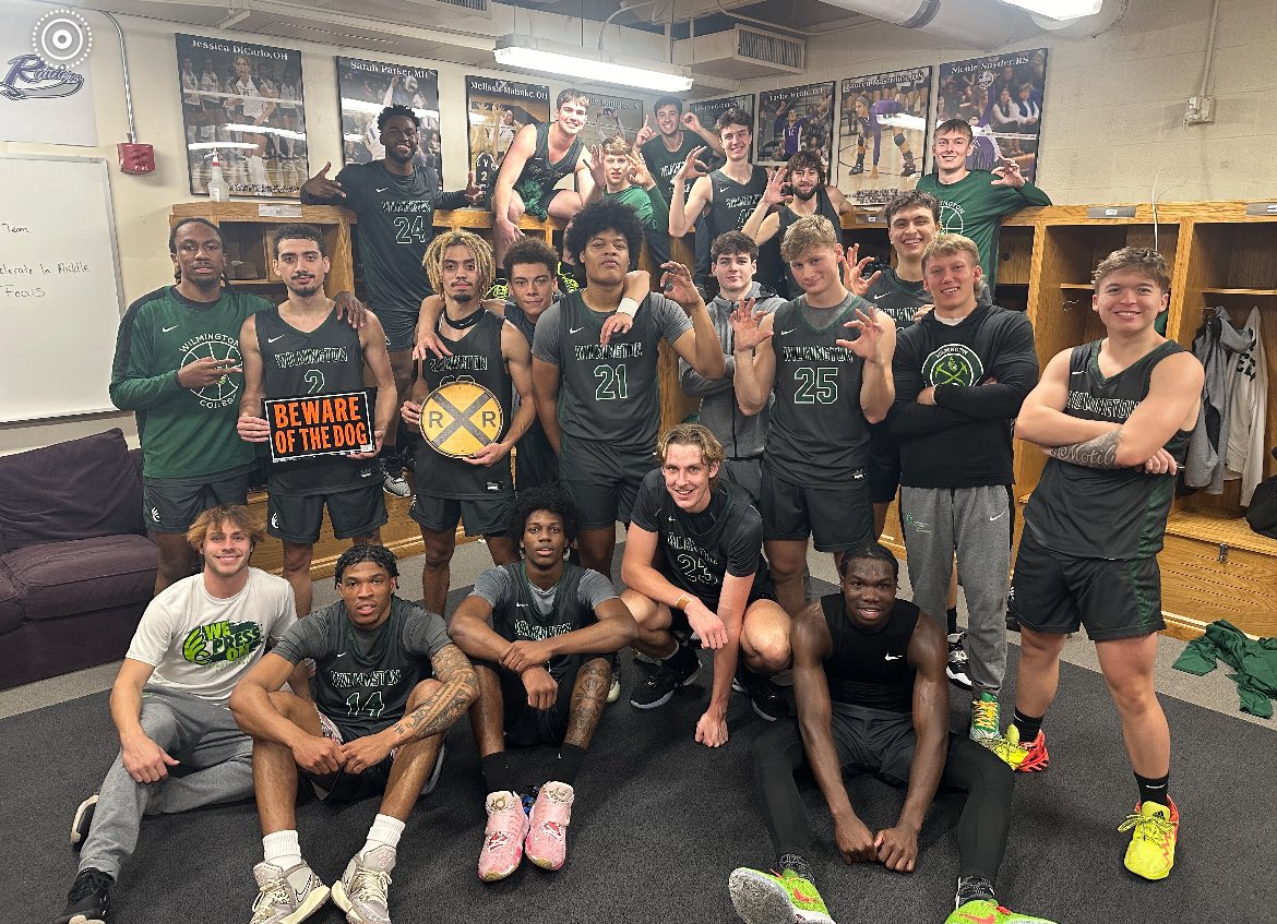 Collective TEAM Effort! 

Wilmington 80
#4 Mt. Union 79

Road WIN 🟢
Conference WIN 🟢
Knock off #4 🟢

#WePressOn #PIYP #Rule103