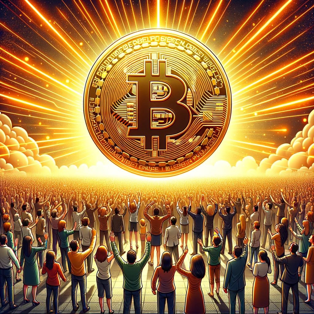 BitcoinArtWorld's tweet photo. Who else is excited for #Bitcoin in 2024? https://t.co/8NXo315e8R