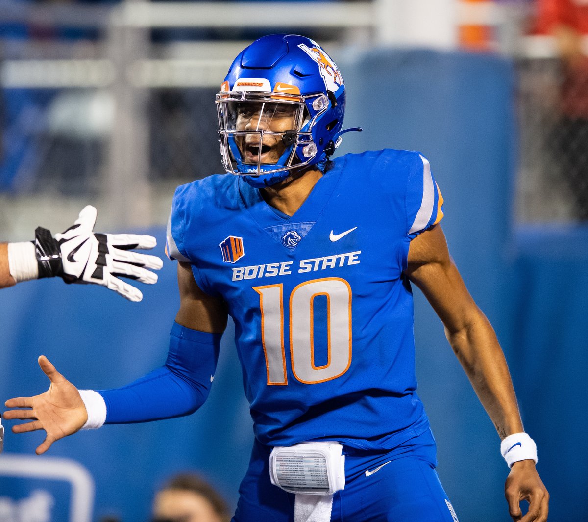 Taylen Green balled out in the <a href="/MountainWest/">Mountain West</a> championship game:

🔥 316 total YDs
🔥 4 total TDs