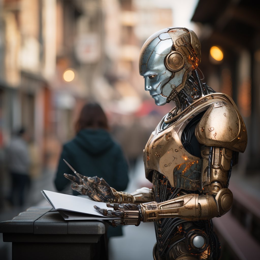 LycusNFT's tweet photo. New Ai Art series Untitled Robots
#robot #lycus
#Ai #Art #aiart #aigen #aiartcommunity #aiartwork #aiartist #aiartists https://t.co/OF4U89Loel