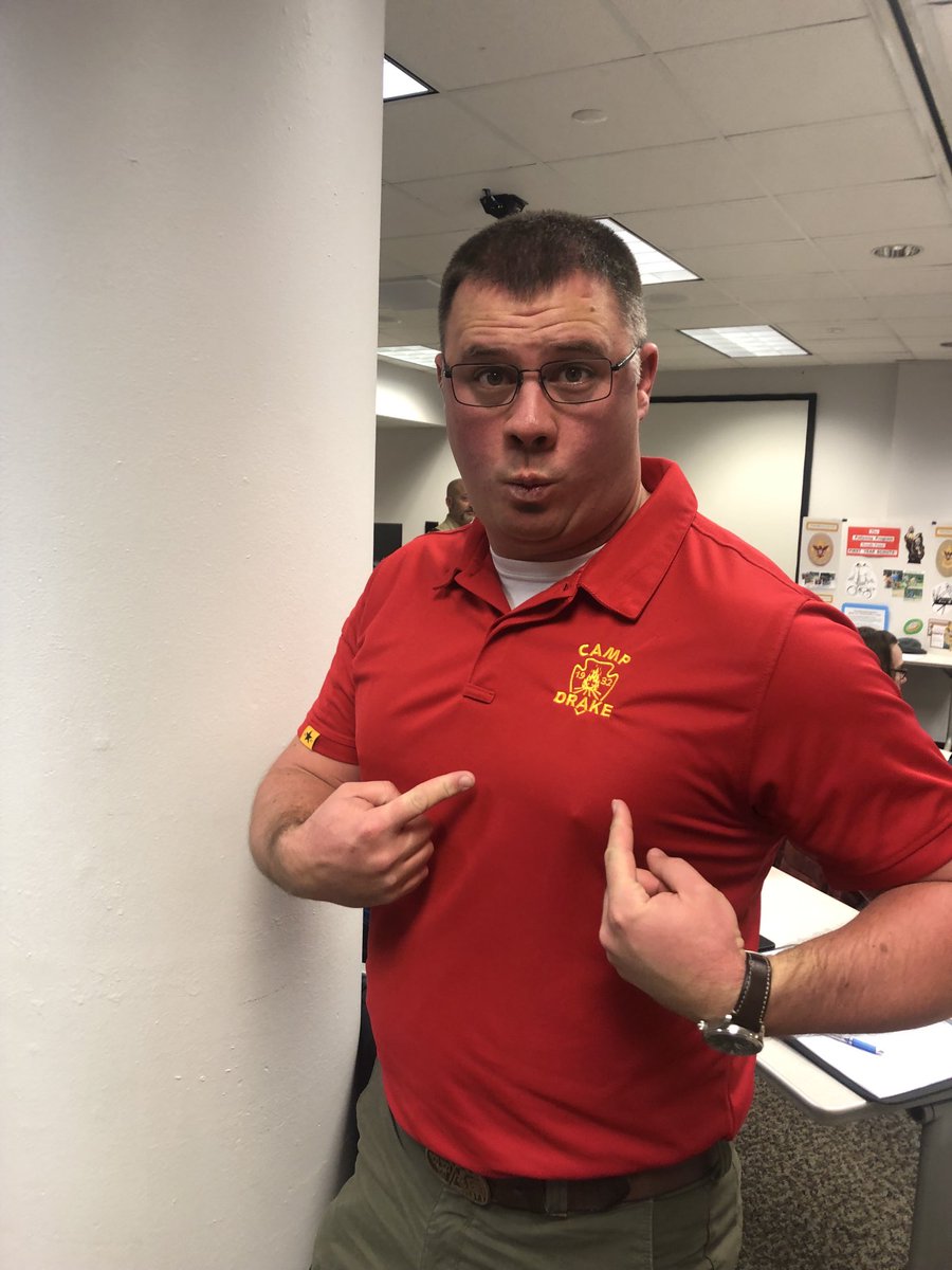 PrairielandsBSA's tweet photo. Modeling new camp Drake polo https://t.co/R9PcsLzA31