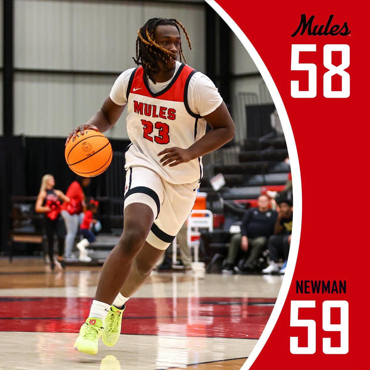 FINAL | Jets 59, Mules 58

Tim Jordan Jr. led UCM with a career-high 17 points and 9 rebounds. 

#teamUCM x #MuleBall