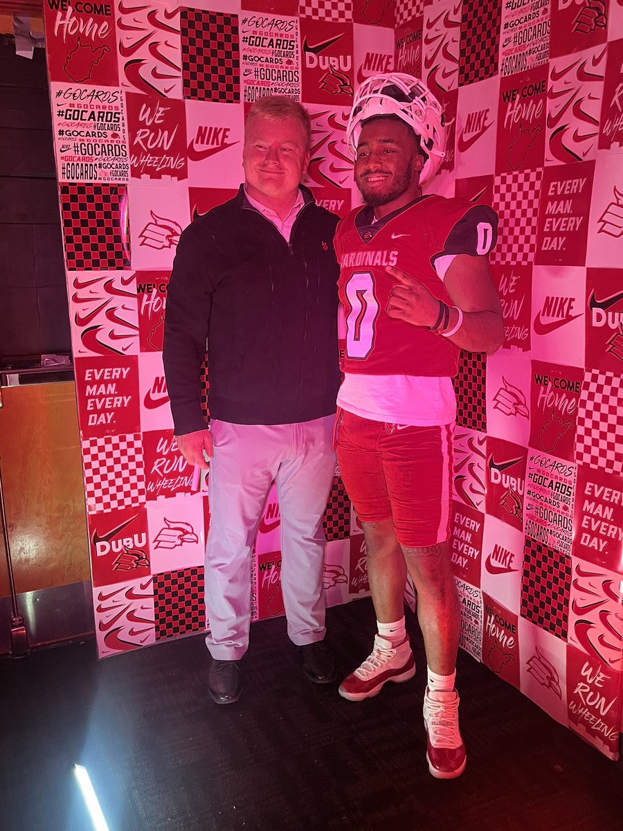 Appreciate <a href="/zachmartin34/">Zach Martin</a> <a href="/Coach_Dr3/">Andre London 👐🏾🦍</a> &amp; the staff for a great official visit today ! <a href="/WheelingU_FB/">Wheeling U Football</a>