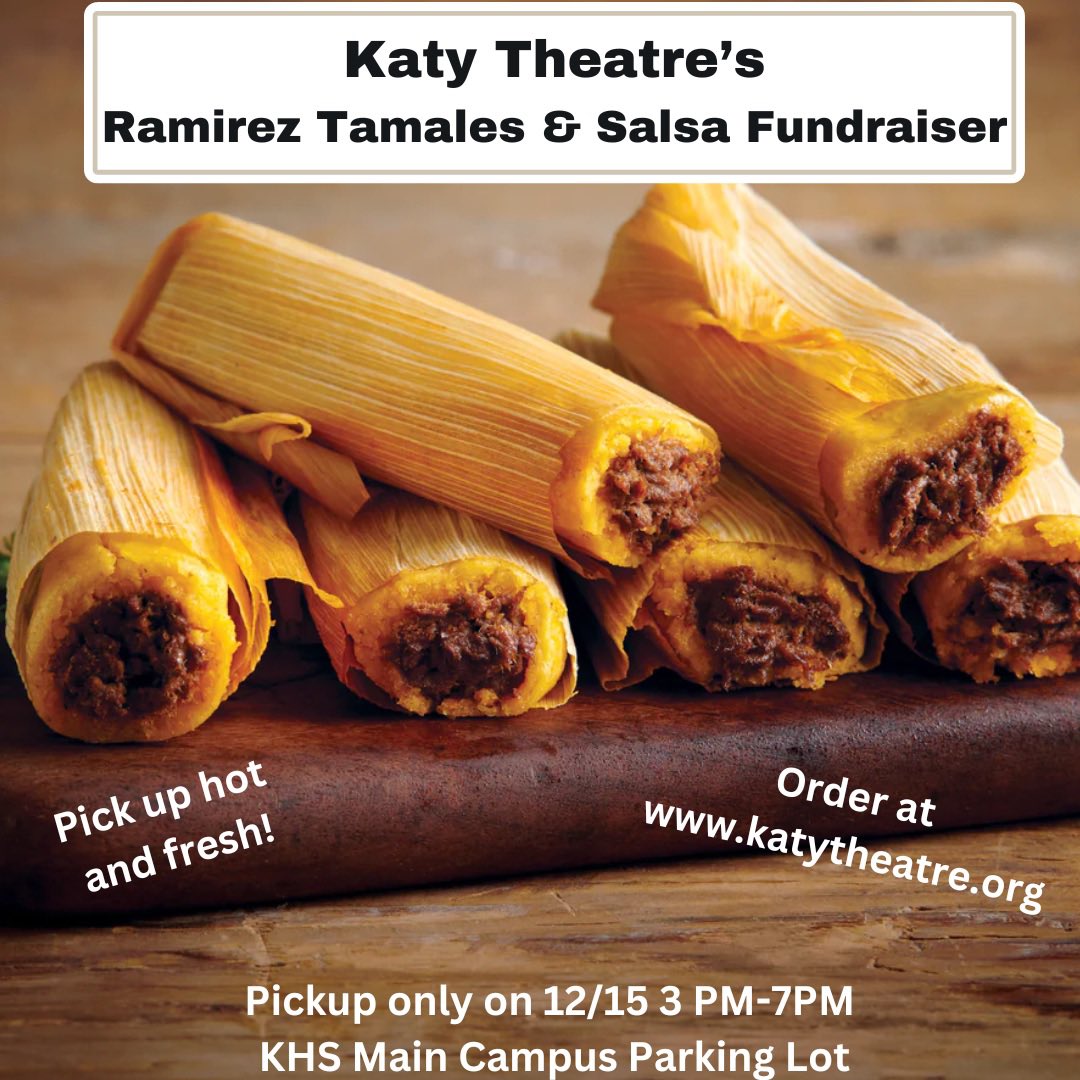 The clock is ticking! Order tamales and salsa while you still can! #katytx <a href="/KatyHighSchool/">Katy High School</a> <a href="/KatyTigerMedia/">Katy Tiger Media</a> #katytx #katytheatre
