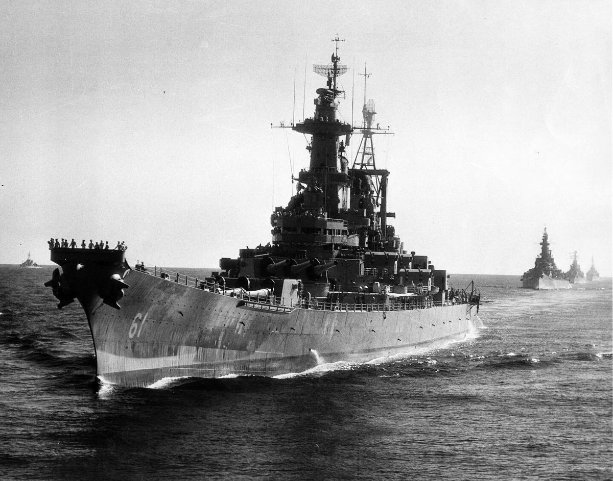 Boneyardsafari's tweet image. Per request, USS Iowa BB-61 with USS Wisconsin BB-64 following with USS Boston CA-69 and USS Albany CA-123 astern, August 3, 1957.  Now that is some serious naval firepower! #ussiowa #bb61 #usswisconsin #bb64 #ussboston #ca69 #ussalbany #ca123 #navalsafari #boneyardsafari