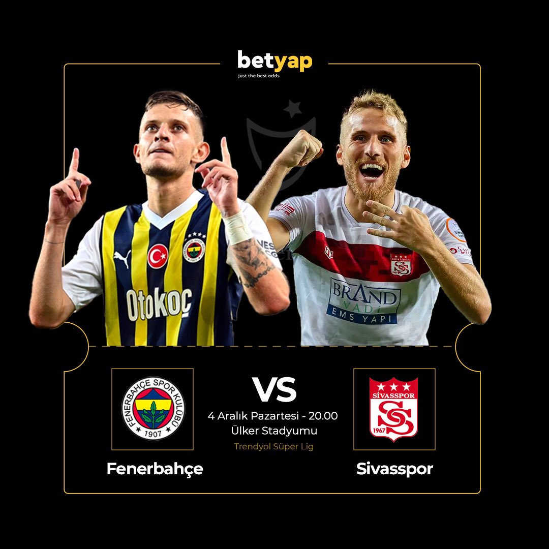 betyap_'s tweet photo. 🔥 Fenerbahçe vs Sivasspor Maçı Skor Tahmin Etkinliği! 🥳

Bu heyecan dolu maç için doğru skoru tahmin et, kullanıcı adını yaz ve 500 TL nakit ödülü kazan! 

Kazananları maç sonucunda açıklayacağımızı unutmayın! 🏆

👉Skor Tahminini yaz
👉Kullanıcı adını yaz
👉Rt yap
👉Beğen

Güncel Giriş 👉  https://t.co/5dO1bFty38
