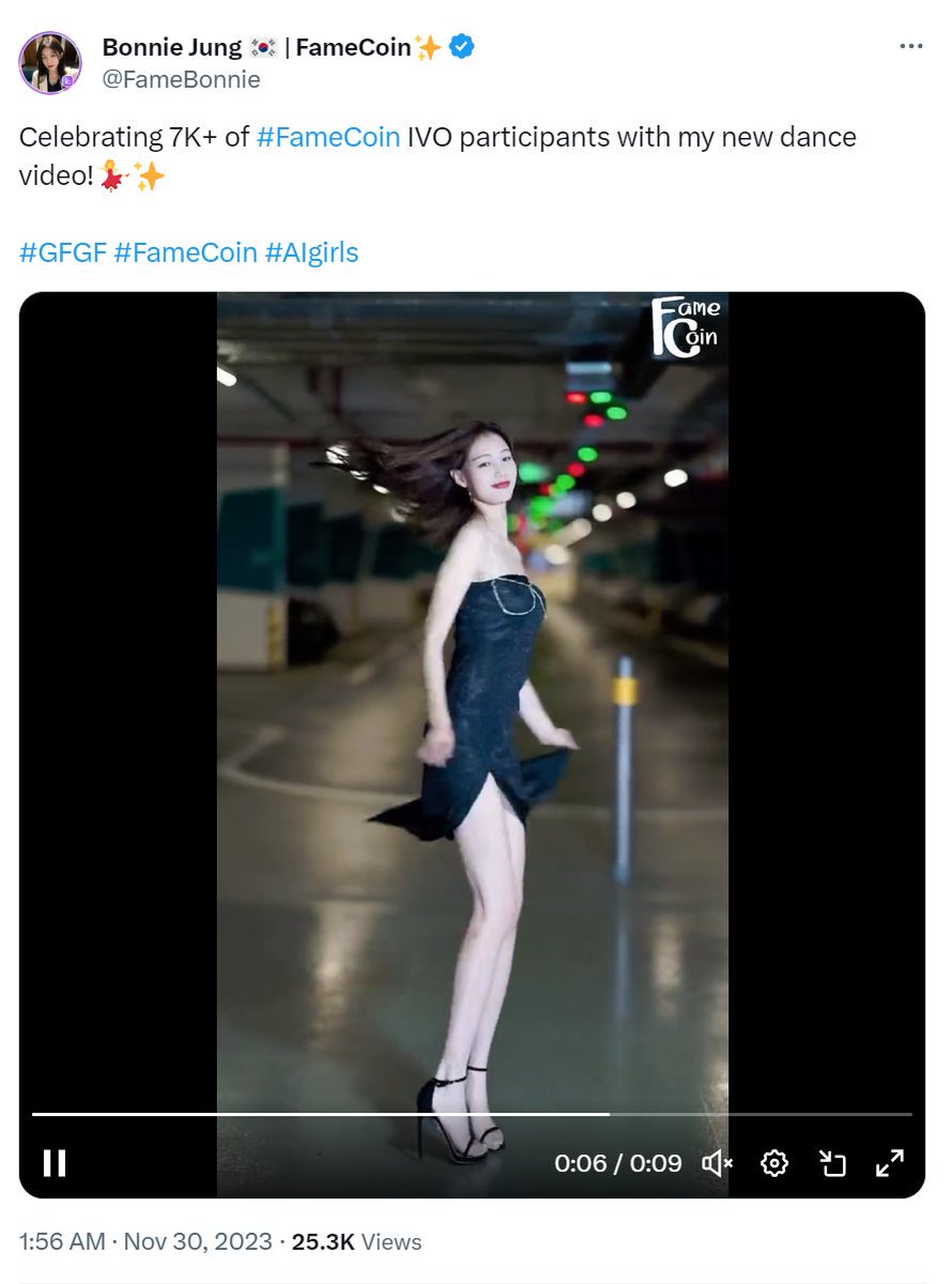 TEAMBonnie
@FameCoinETH
 #GFGF  #FameCoin  #Bonnie