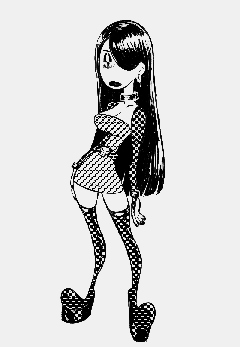 goodbadartist's tweet photo. Bunch of doodles of odd girls https://t.co/xKr6BcO76a