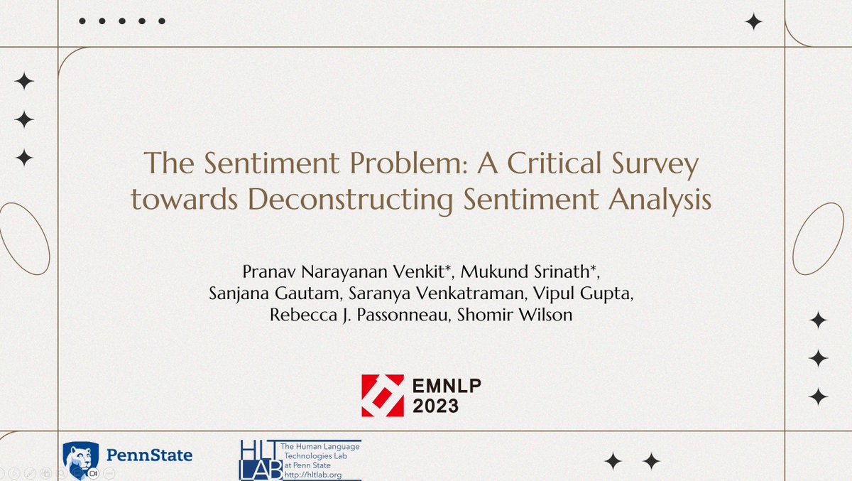 I'll be in Singapore next week to unravel the meaning of sentiment analysis @emnlpmeeting! If you're into NLP ethics or socio-technical NLP, let's connect! 😊 📜You can check out our paper here: arxiv.org/pdf/2310.12318… #EMNLP2023 #PhD #EthicsinNLP #Singapore