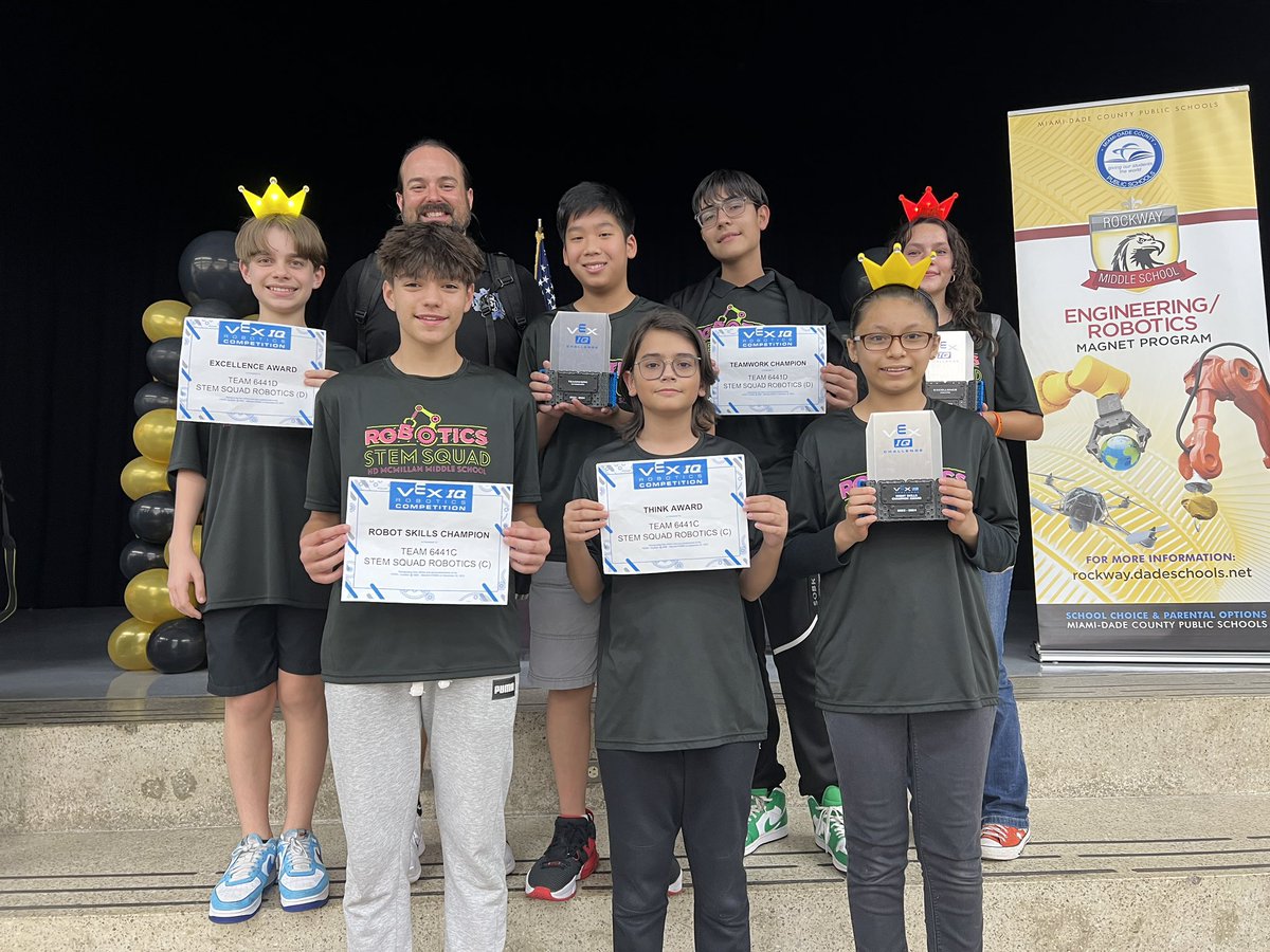 Howard D. McMillan MS (@hdmcmillan) on Twitter photo Congratulations to our STEM Squad Robotics teams 6441C and 6441D for a strong showing at todays robotics competition. The teams swept top honors and both qualified for the State Championship in March. #YourBestChoiceMDCPS #FindYourSuperpower <a href="/MDCPSSouth/">South Region Office</a> <a href="/miamimagnets/">Miami Magnet Schools</a> <a href="/SuptDotres/">Jose L. Dotres, Ed.D.</a> Congratulations to our STEM Squad Robotics teams 6441C and 6441D for a strong showing at todays robotics competition. The teams swept top honors and both qualified for the State Championship in March. #YourBestChoiceMDCPS #FindYourSuperpower <a href="/MDCPSSouth/">South Region Office</a> <a href="/miamimagnets/">Miami Magnet Schools</a> <a href="/SuptDotres/">Jose L. Dotres, Ed.D.</a>