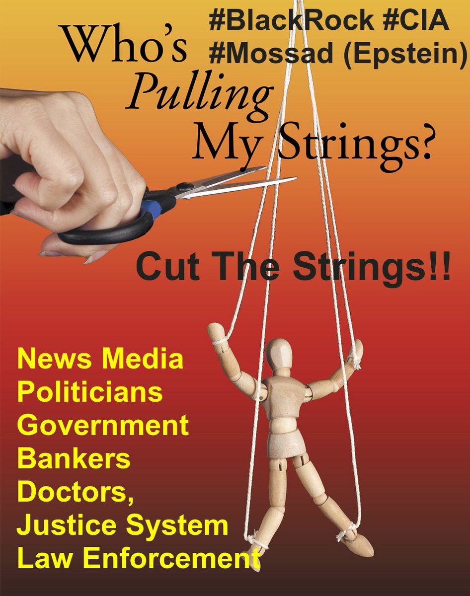 truthtomeCh's tweet photo. @TCB583 @JenKaybuggie Cut the strings and END the control they have on everyone. Do not let them divide us any longer!
We have a common enemy to defeat.
Choose #Peace and it will ruin them!
No More Profits for criminals.
#MediaLies 
#EndWarNow 
#CutTheStrings https://t.co/qRzEk04Th6