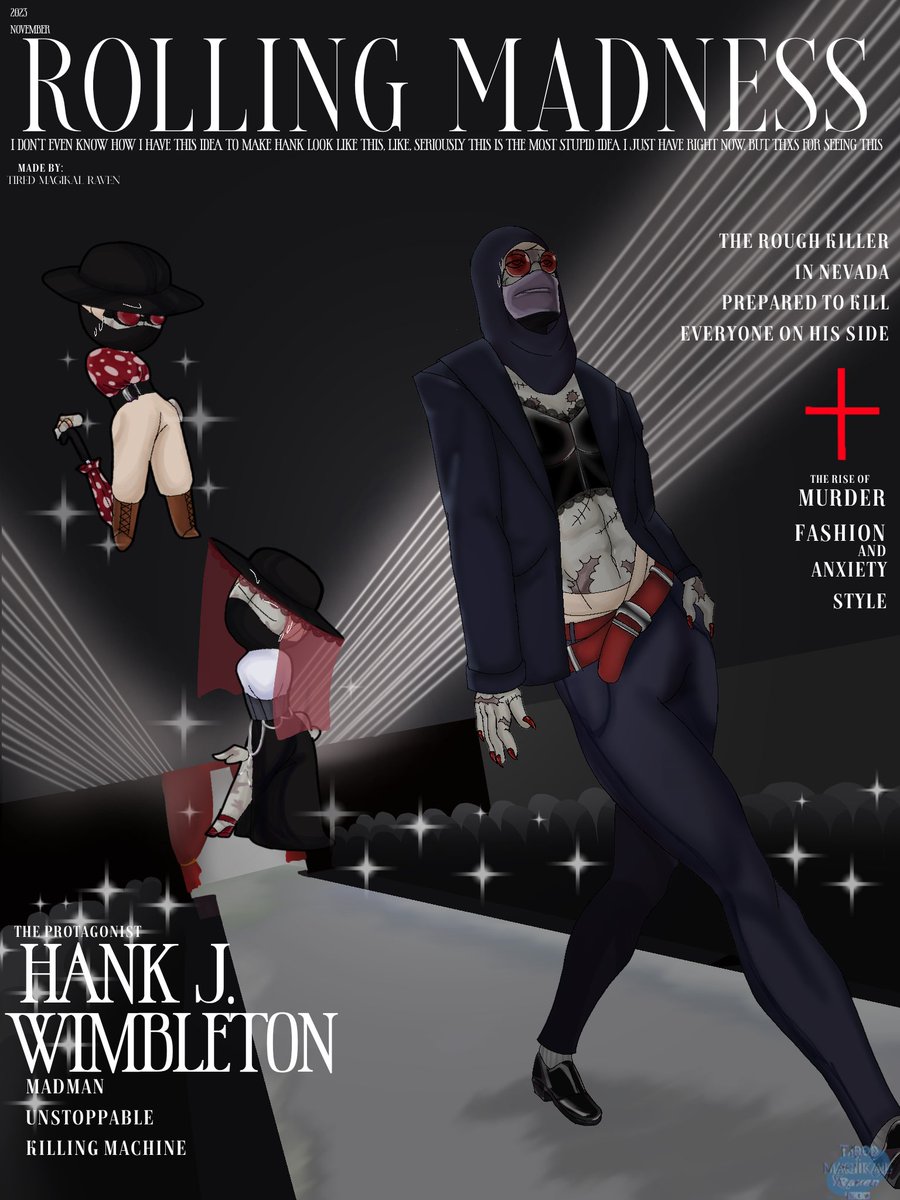 TiredRaven12's tweet photo. In my mind, this thing was supposed to be funny. (i guess.)
•
•
•
#madnesscombat #madnesscombatoc #madnesscombathank #madstyle https://t.co/cHTGODtYOS
