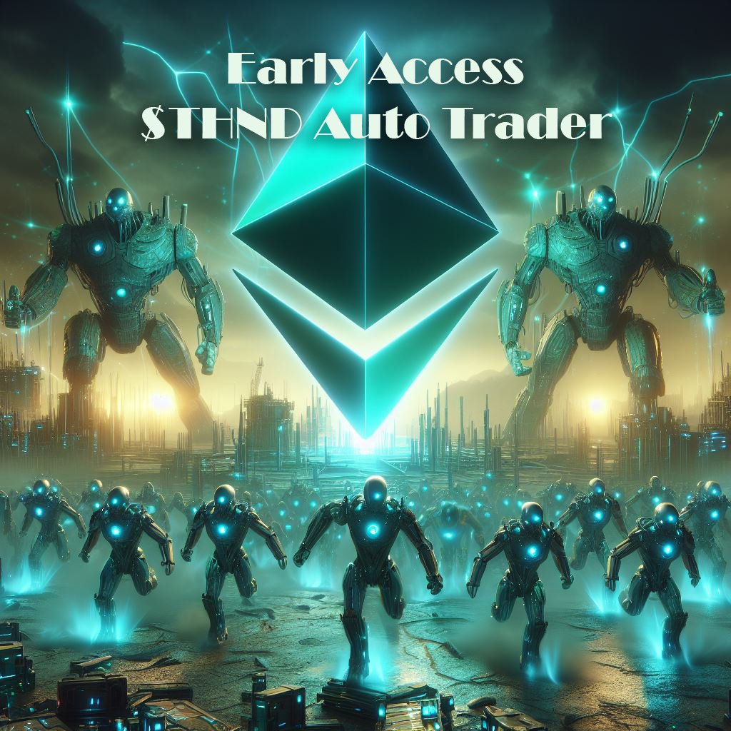 The $THND AI Trader is the most advanced token trader available on any platform. It just happens to be a telegram interface first, for you degens, who we love so much. Fully Auto Trading (buys and sells) rolling out now. 300eth.com