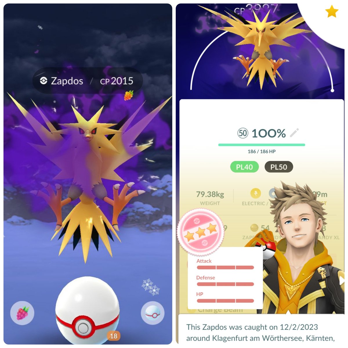 💯😈 Hundo Shadow Zapdos 🥰🥰🥰