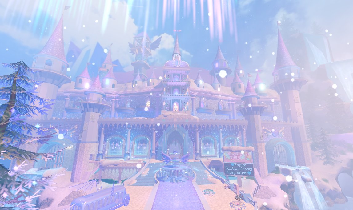 AI Art: Royale high campus 3, winter by @Keith