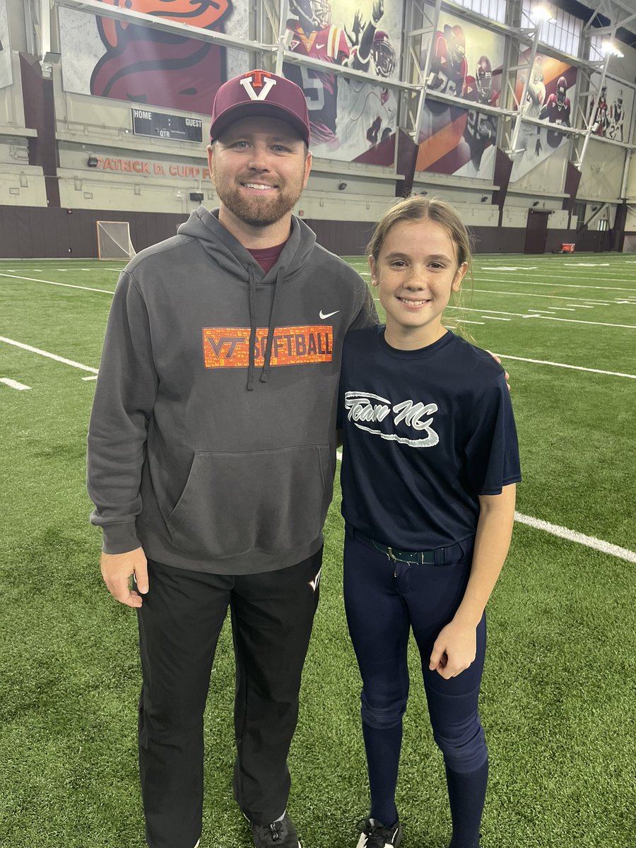 laneyrtucker2's tweet image. First prospect camp in the books!  Thanks to @VTechSBcoach @michaellew10 &amp;amp; @jjpower19 for an awesome day!  @HokiesSoftball has great facilities, staff and players!  I plan to see you all on campus again!  #2030grad @gregtucker31 @CoachTucker2131