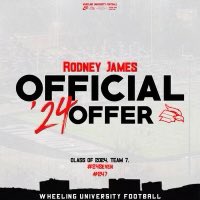 Blessed to receive an offer from Wheeling University. #GoCardinals