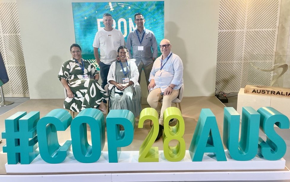 Lowitja is at #COP28 - tune into hear @JanineMilera Mohamed present on Climate and Aboriginal and Torres Strait Islander Health, tonight at 9.30pm AEST youtube.com/live/ZRRFnSicL… Thanks to #COP28 Climate Conference Travel Support Program grant Dept of Industry, Science & Resources