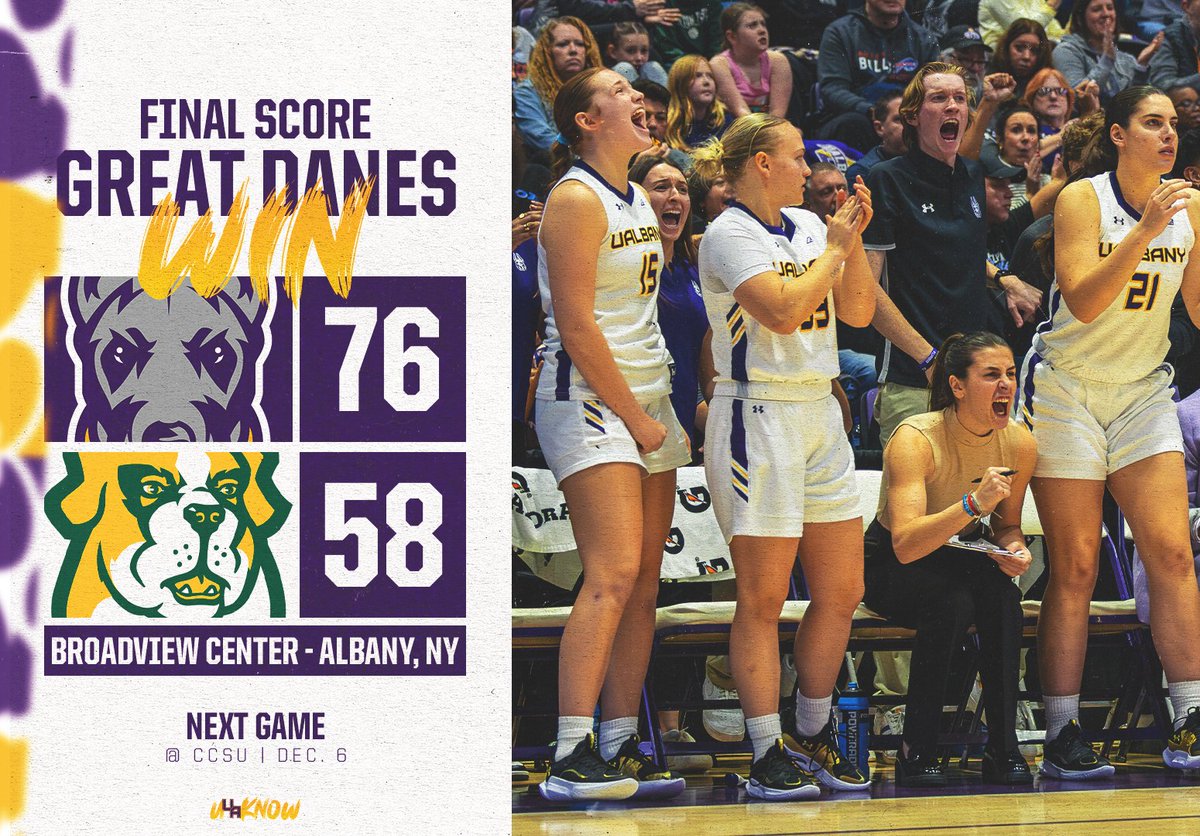 The Great Danes take the Albany Cup for the third-straight season!

#UAUKNOW // #AEHoops