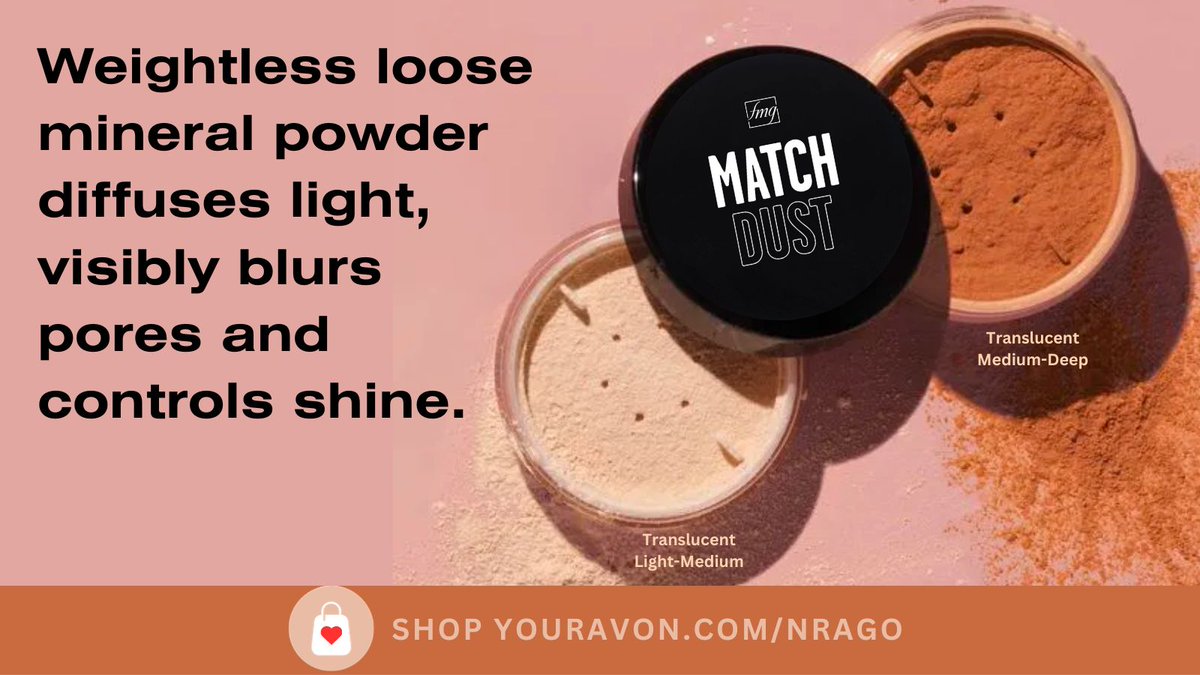 AvonLadyNJ's tweet photo. โจ Achieve an ethereal glow with our weightless loose mineral powder! ๐ Visibly blur pores and control shine for a flawless finish. Learn More: https://t.co/0wRjgOJZD8 #fmgMatch #AvonUSA #UnitedStates #MakeupMagic #BeautySecrets https://t.co/IAMl6LZc92