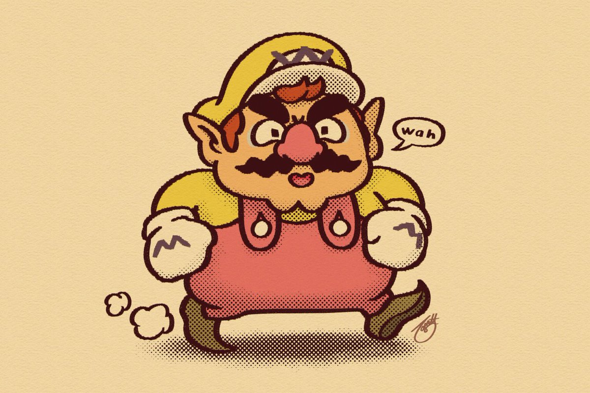 I drew #Wario for Fan Art Friday on Game Jolt. Wah. #art #fanart #Nintendo 
🖌️: Clip Studio Paint
gamejolt.com/invite/KniteBl…