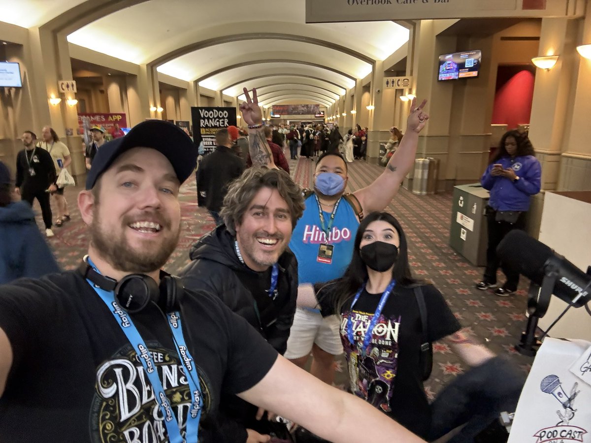 Had so much fun talking to <a href="/AaronCatanoSaez/">🎃Aaron Catano-Saez🇵🇷</a> and @bananachangames for #podcastonastick  (a new convention interview format we’re trying out). I love getting to meet new people at conventions! Thanks <a href="/Br00TaLDaN/">Danny THEE Haunted 👻 Himbo 💪🏼</a> for bringing them to codenames!!