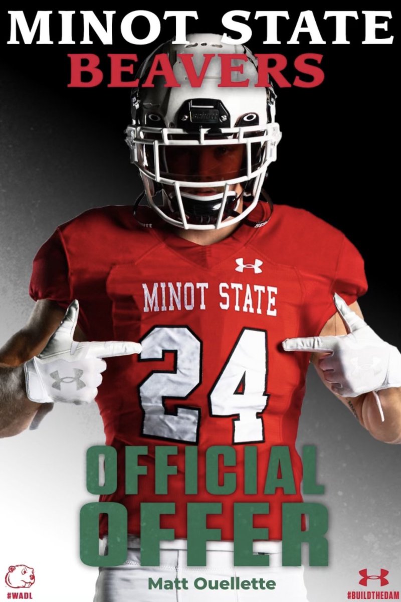 Matt Ouellette (@mattouellette52) on Twitter photo After a great conversation with coach <a href="/TomSimi/">Tom Simi</a> I am very grateful to have received my first offer from Minot State! Go Beavers!
<a href="/Coach_Ohout/">Coach O</a> <a href="/Coach__Barnes/">Coach Barnes</a> <a href="/ARCBeaverBall/">American River College Football</a> After a great conversation with coach <a href="/TomSimi/">Tom Simi</a> I am very grateful to have received my first offer from Minot State! Go Beavers!
<a href="/Coach_Ohout/">Coach O</a> <a href="/Coach__Barnes/">Coach Barnes</a> <a href="/ARCBeaverBall/">American River College Football</a>
