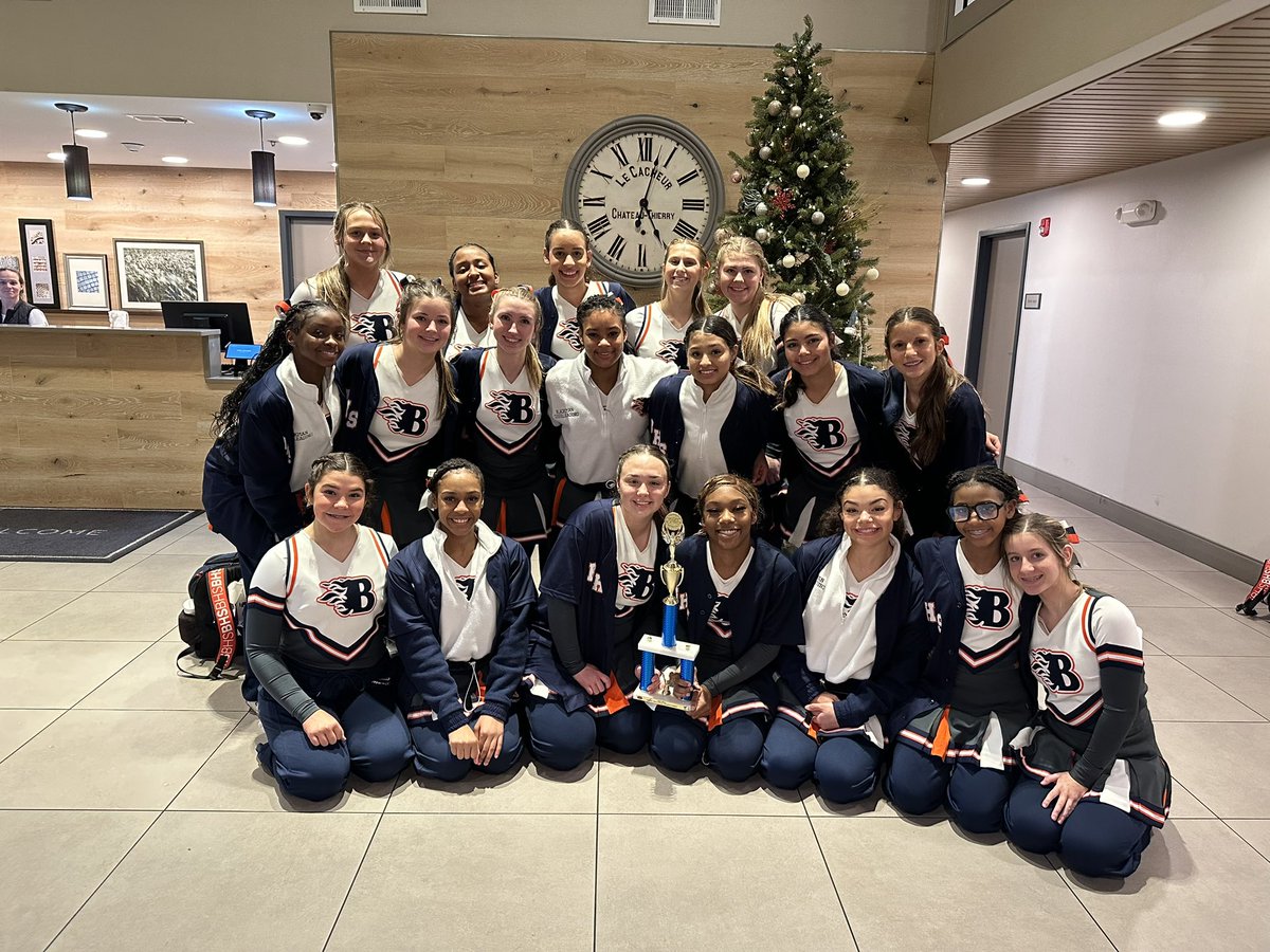 Congratulations to our Varsity Basketball Cheer team on a 2nd place finish at the Smokey Mountain Regional competition. Go Blaze 💙🧡 <a href="/blazehoopscheer/">💙BHS Basketball Cheer 💙</a>