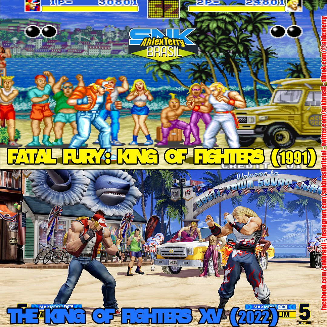 AhlexTerry SNK Brasil on X: Fatal Fury 1 (1991 x The King of