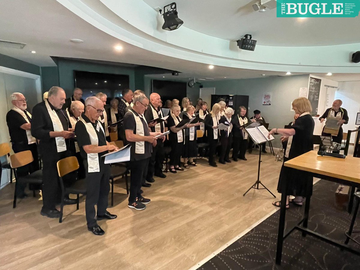 thekiamabugle's tweet photo. The Alchemy Chorus singing some firm favourites and Christmas carols at the Gerringong Bowling Club. The choir brings people living with dementia, singers, musicians and others together to enjoy music and create enjoyable moments. #music #choir #dementiaawareness (📸Mark Whalan) https://t.co/At60VufB77