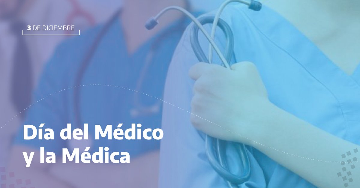 Con vocación y compromiso es como, día a día médicos y médicas de todo el país cuidan de la salud de nuestro pueblo. Orgullo nacional 👨🏼‍⚕️👩🏻‍⚕️

#DíaDelMédicoYLaMédica