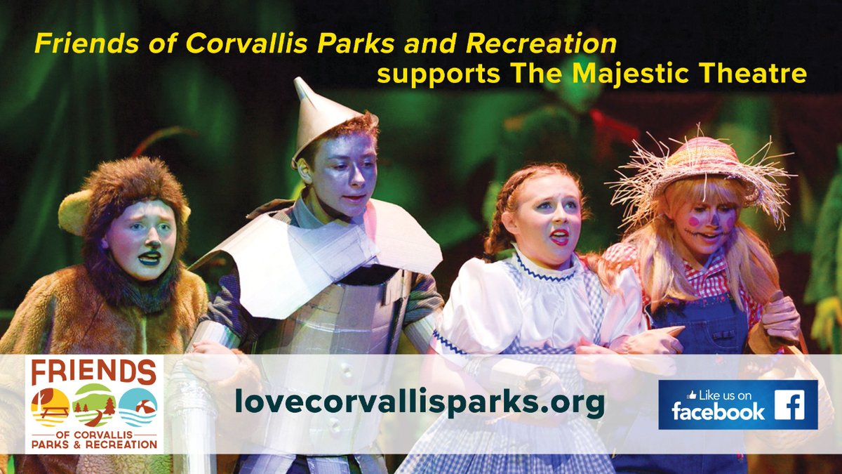 Thank you Friends of Corvallis Parks and Recreation for sponsoring the Majestic Gala on Dec 9th! Fundraising at the Gala will raise donations to build up a robust and affordable youth program.
More info: majestic.org
#friendsofcorvallisparksandrec #corvallisparksandrec