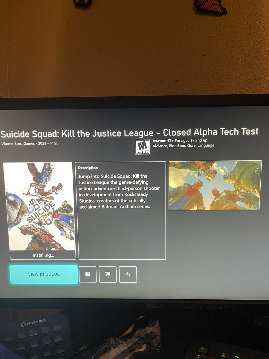 #SuicideSquadGame #alphatest 
@suicidesquadRS 
Thanks to my nigga 
@ace1yoda for the code 💯