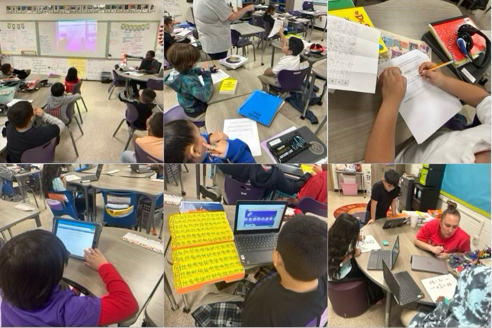 Jessica Garza (@jgarzaeisd) on Twitter photo 3rd grade is diving deep into multiplication and division problem solving at Perales! Ms Calhoun, Mrs Cruz and Mrs Guzman are killing it with solid I Do’s, productive struggle through discourse, Zearn and small groups!!!
<a href="/PeralesESchool/">Perales STEAM Elementary School</a> <a href="/EISDMath/">EISD Math</a> <a href="/EISDofSA/">Edgewood ISD</a> <a href="/PrincipalJorgeM/">JorgeM</a> 3rd grade is diving deep into multiplication and division problem solving at Perales! Ms Calhoun, Mrs Cruz and Mrs Guzman are killing it with solid I Do’s, productive struggle through discourse, Zearn and small groups!!!
<a href="/PeralesESchool/">Perales STEAM Elementary School</a> <a href="/EISDMath/">EISD Math</a> <a href="/EISDofSA/">Edgewood ISD</a> <a href="/PrincipalJorgeM/">JorgeM</a>
