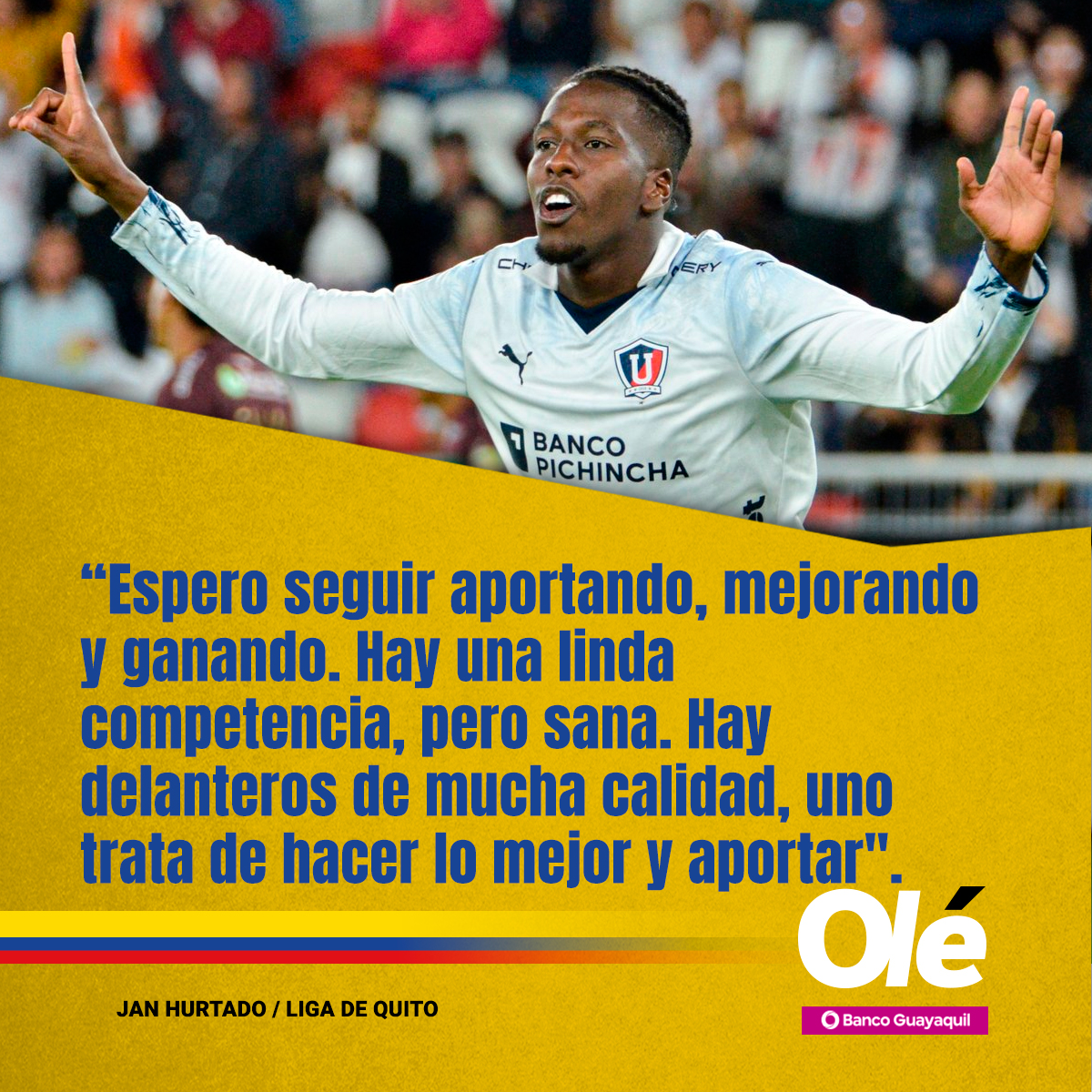 DiarioOleEc's tweet image. 🇻🇪⚽️🔥La palabra de Jan Hurtado luego de su doblete

"Estoy muy feliz de estar en esta gran institución, me han acogido de la mejor manera. El grupo es una familia y eso es importante para tener confianza", dijo el venezolano.