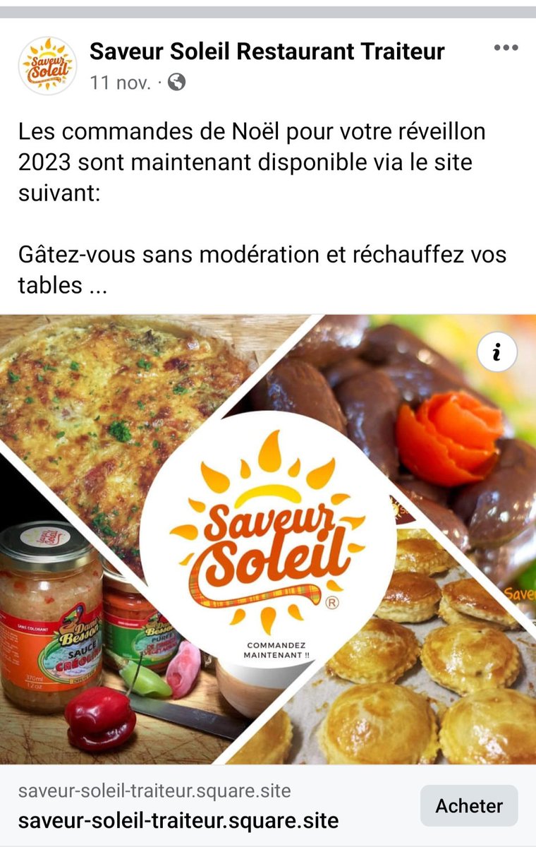 saveursoleil's tweet photo. #catering #Noel #noel2023⛄🎄 #noëlantillais #commandeenligne et avant le 🌟10 décembre🌟⏳👉https://t.co/izbu6SWYzS👈 #Montreal #cuisineantillaise #cuisinecreole #mtlbouffe #montrealfood #MTLmoments #Noel2023 https://t.co/tiddLdVto2