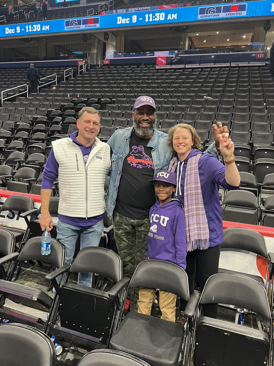 Great trip Georgetown with @TCUBasketball 🐸⬆️👏👏