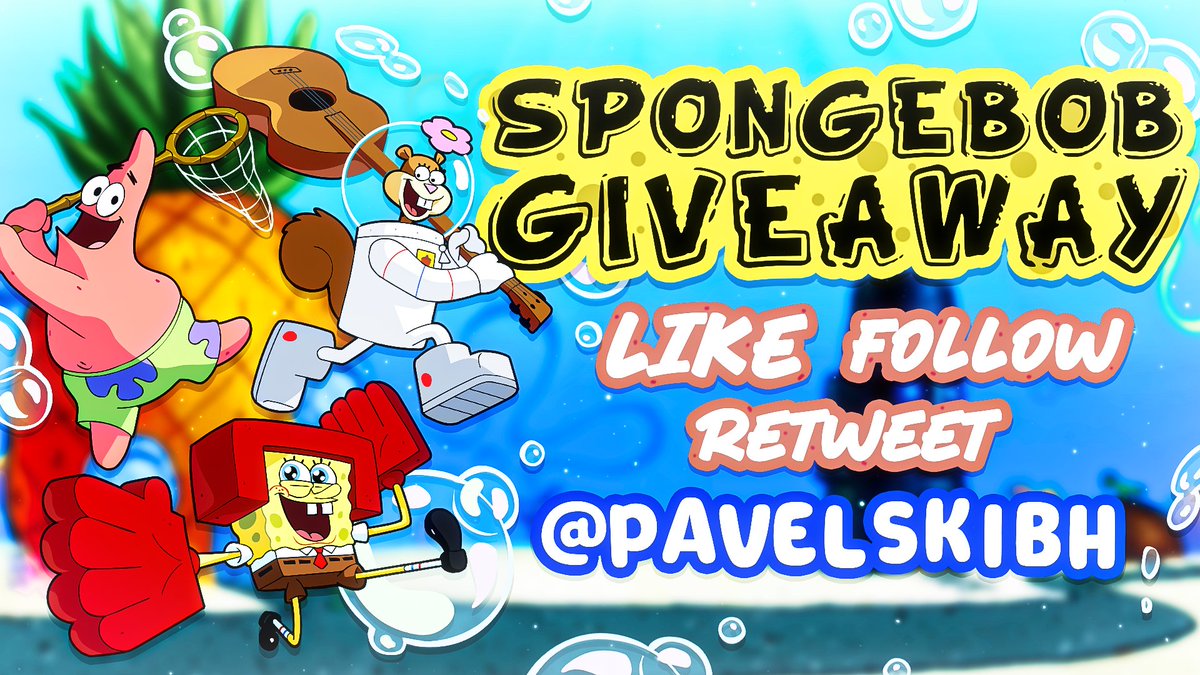Pavelski (@pavelskibh) on Twitter photo π SpongeBob Crossover Giveaway π
6x SpongeBob Codes π§½
6x Patrick Codes β
6x Sandy Codes β
To Enter the Giveaway you have to:π³
π₯Follow Me! (<a href="/PavelskiBH/">Pavelski</a>)
π₯Like and Retweet!
π₯Tag a Friend!
18 Winners will be Chosen in 2 Weeksβ¨
#Brawlhalla #brawlhallapartner #spongebob π SpongeBob Crossover Giveaway π
6x SpongeBob Codes π§½
6x Patrick Codes β
6x Sandy Codes β
To Enter the Giveaway you have to:π³
π₯Follow Me! (<a href="/PavelskiBH/">Pavelski</a>)
π₯Like and Retweet!
π₯Tag a Friend!
18 Winners will be Chosen in 2 Weeksβ¨
#Brawlhalla #brawlhallapartner #spongebob