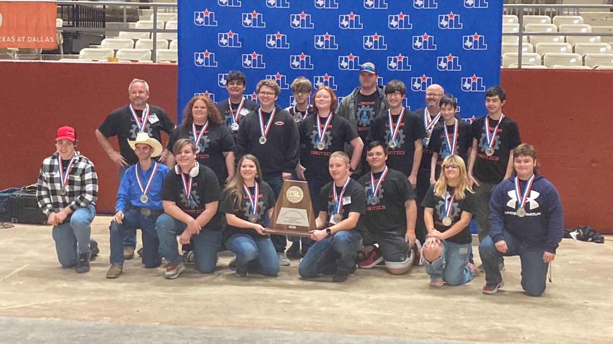 uiltexas's tweet photo. And congrats to the @BESTTexRobotics UIL Group 1 (1A-4A) Runner Ups: 

🥈 Lorena @LHS_Leopards 
🥉Trenton @Trenton_THS https://t.co/TQv5tmbnGz