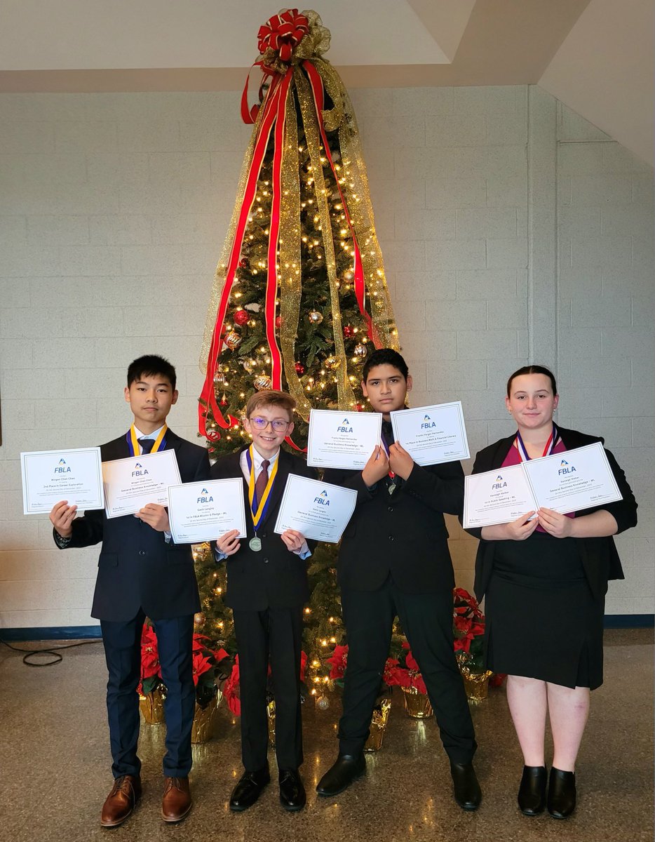 We are proud of our <a href="/charlespmurray/">charles murray</a> FBLA students and their sponsor, Ms. Johnson! They represented us so well at the FBLA Central Regional Competitve Events Conference today at Havelock HS. #togetherwesoarhigher <a href="/NewHanoverCoSch/">New Hanover County Schools</a> #FutureBusinessLeaders