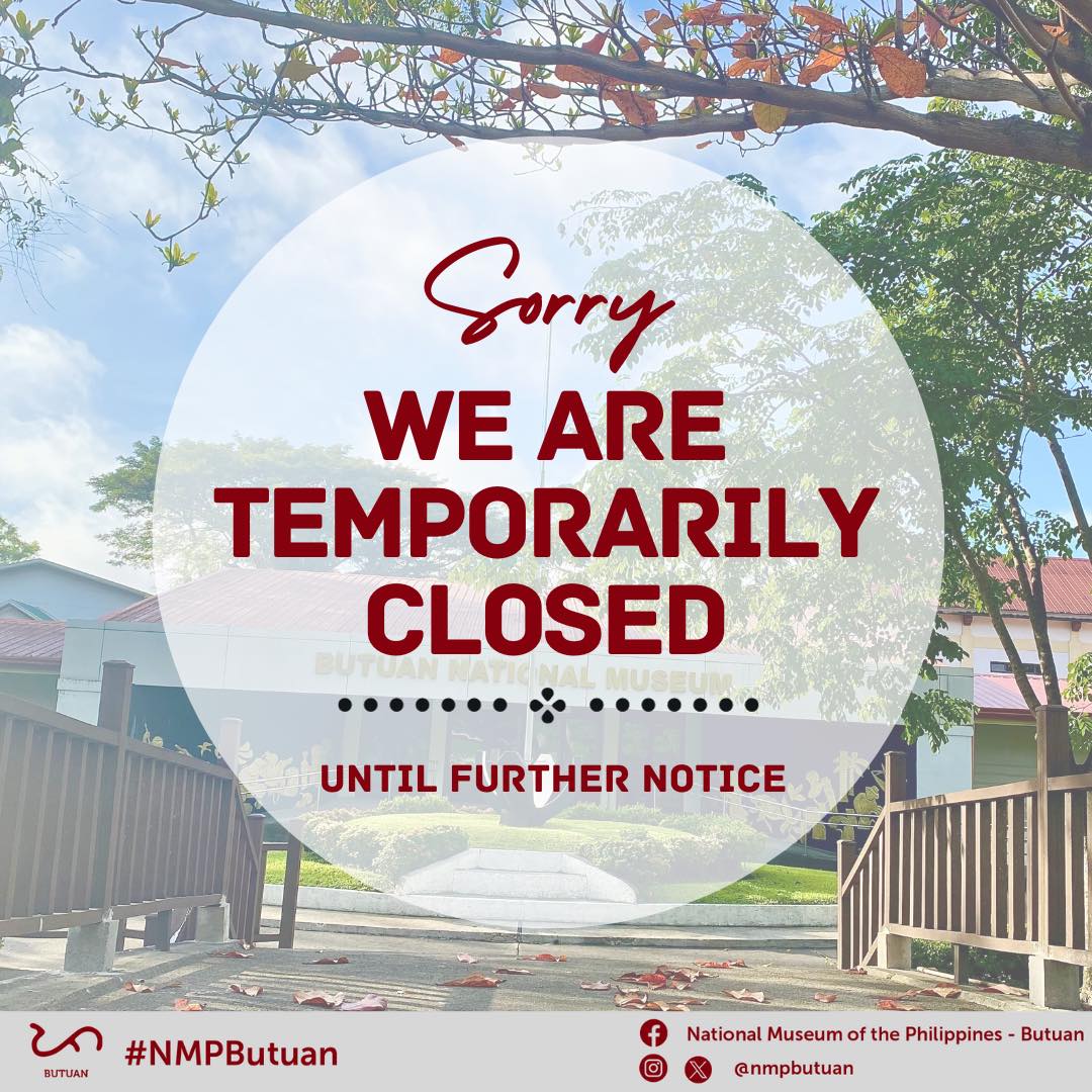 IMPORTANT ANNOUNCEMENT! Temporary Closure of the <a href="/nmpbutuan/">National Museum of the Philippines - Butuan</a> regional museum (in Brgy.Doongan) and site museum (in Brgy.Libertad) for Structural Assessment after the 7.4 magnitude #earthquake that shook Hinatuan, #Surigao del Sur, on December 2, 2023, Saturday night.