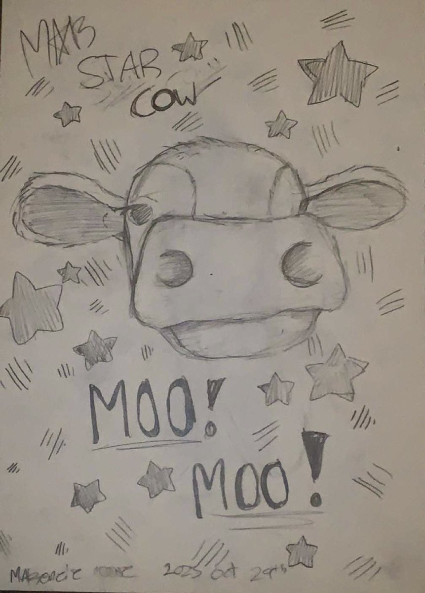 #starcow #starry #art #starart #cowart #cows