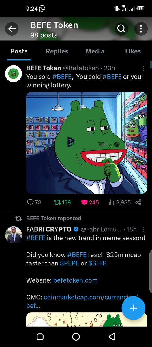 NorianCapital's tweet photo. @bitgertbrise @BefeToken Hopefully am the winner 🏆
0xdE82910BACeba982d802fCc6F5bb2449105978F2 https://t.co/LfstcbMiDr