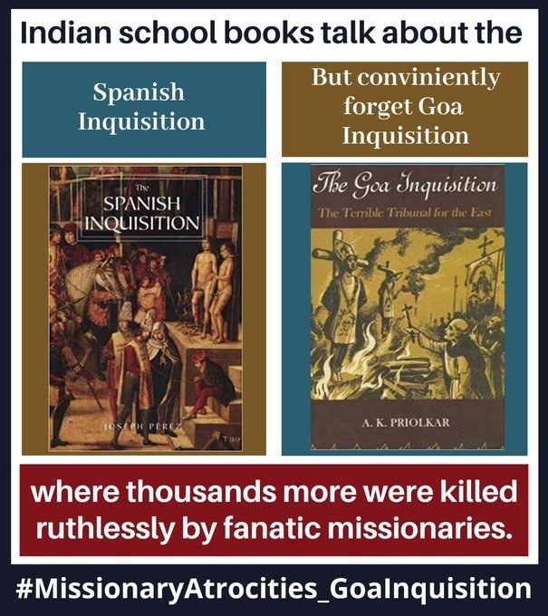 SavithaBalaji__'s tweet photo. Why has this 'Goa Inquisition' given no place in Indian history books ?
#Goa_Files #Goa_Files https://t.co/L1aA8n3JQz
