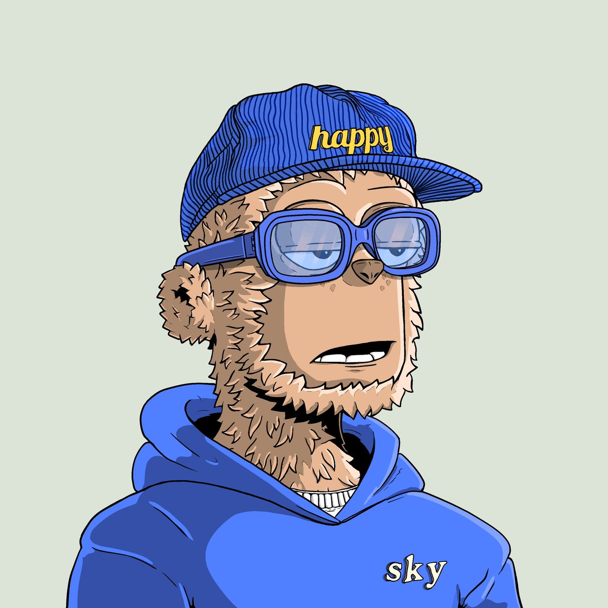 monadbull's tweet photo. First ever @y00tsNFT 

Triple blue 🔵 https://t.co/4GC2RWRtOm