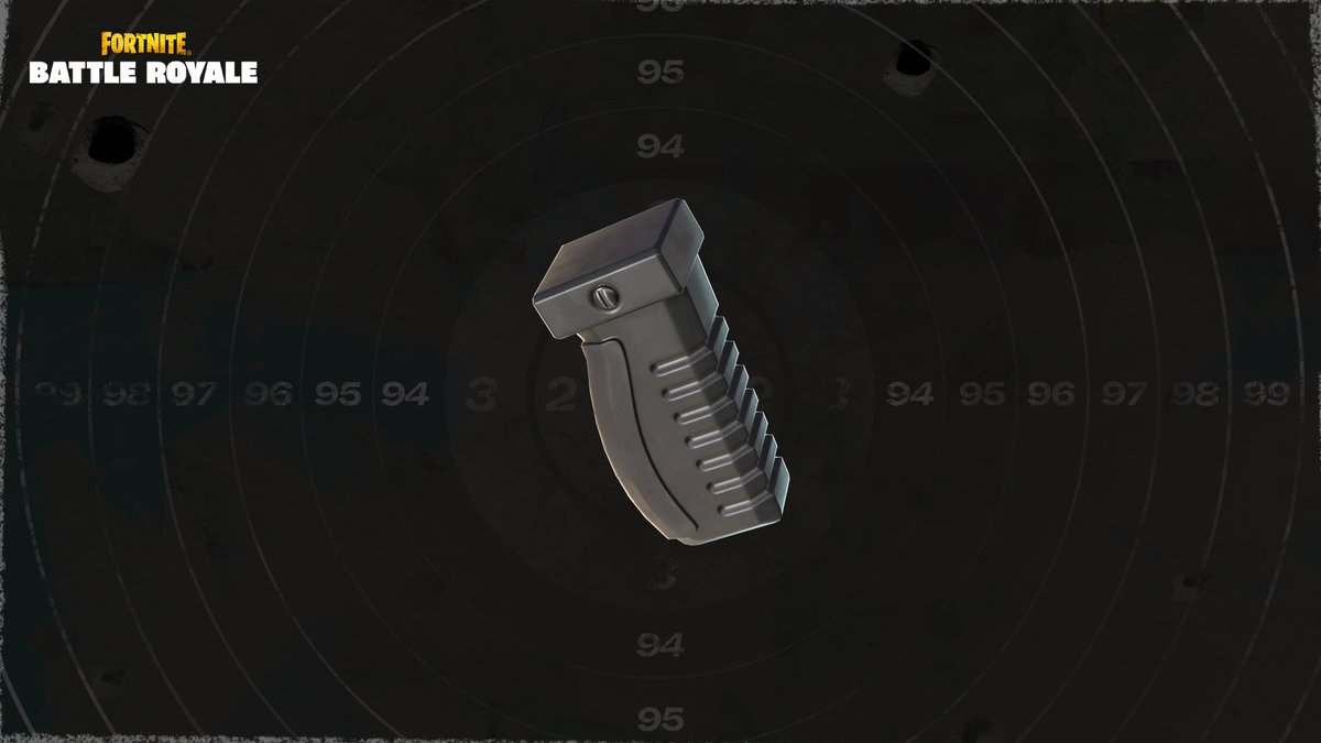 FigureZYouTube's tweet photo. *NEW* VERTICAL FOR GRIP IMPROVE ADS ACCURACY😮🔥

#Fortnite #FortniteUnderground #FortniteChapter5 #FortniteLeaks #FortniteNews #Gaming #GamingNews https://t.co/6CCtGQOXmy