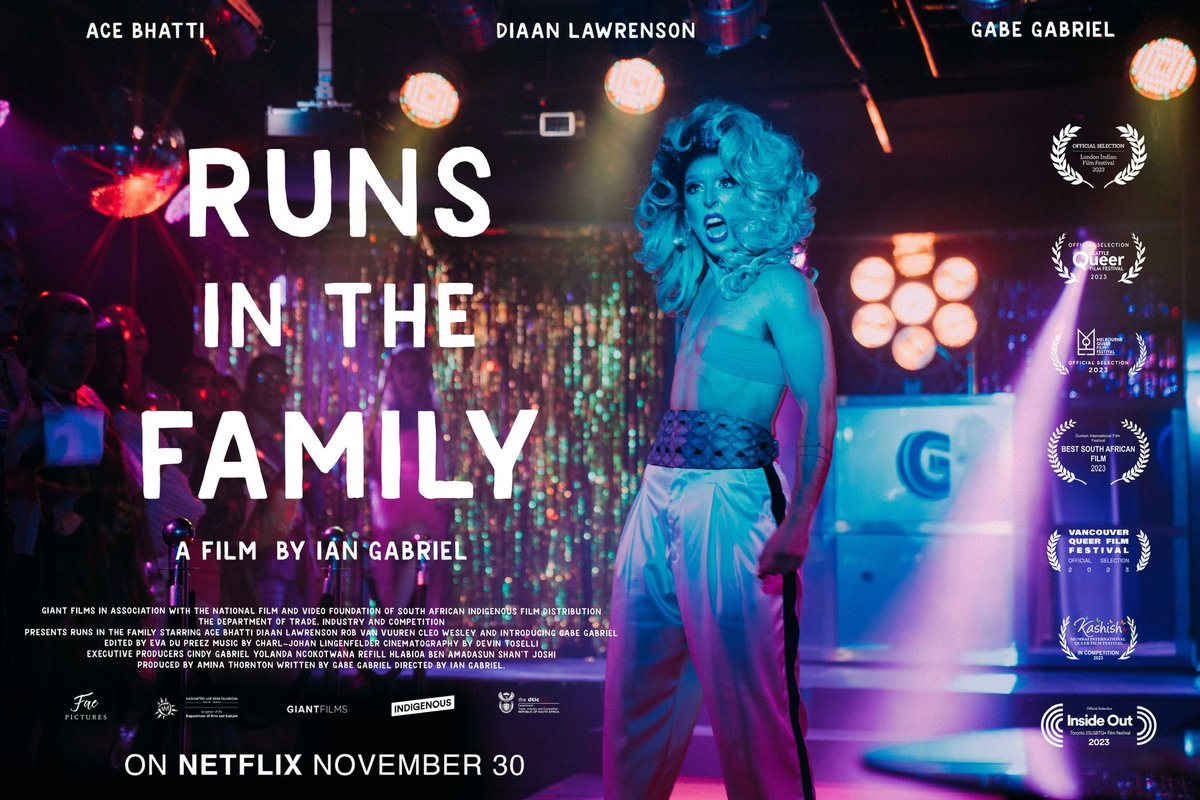 RUNS IN THE FAMILY Now on Netflix Watch the trailer here: youtu.be/Z1hGKh3QHU8?si…