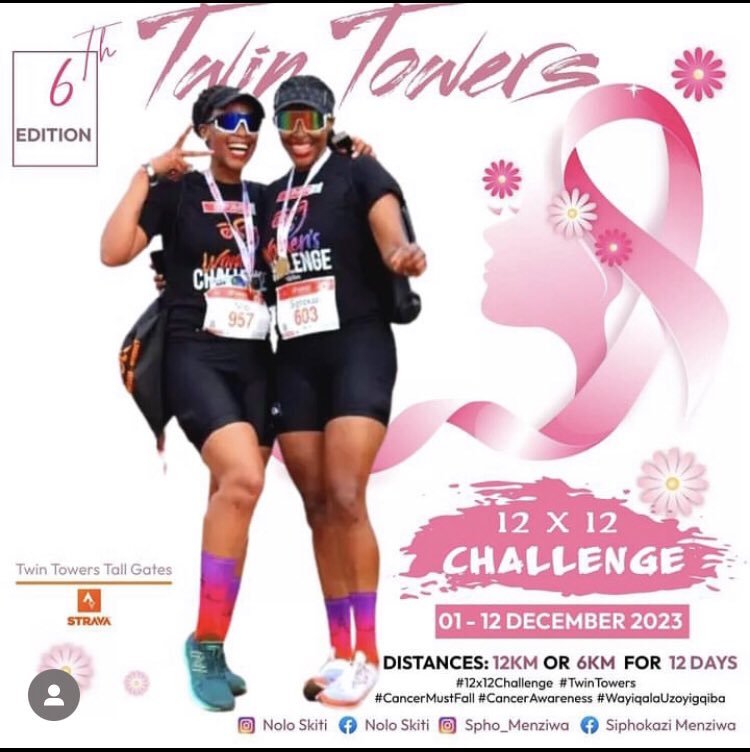 NomfundisoMak's tweet photo. Day3of12 Run as one
#TwinTowersChallenge
#CancerAwareness
#CancerMustFall
#WayiqalaUzoyigqiba
#KeDezembaChallenge
#RunWithTbag4Charity
#RunningWithTumiSole
#IPaintedMyRun #TrapnLos https://t.co/r23fuE0sQl